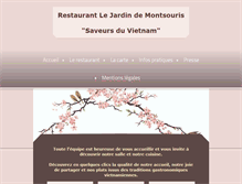 Tablet Screenshot of le-jardin-de-montsouris.com